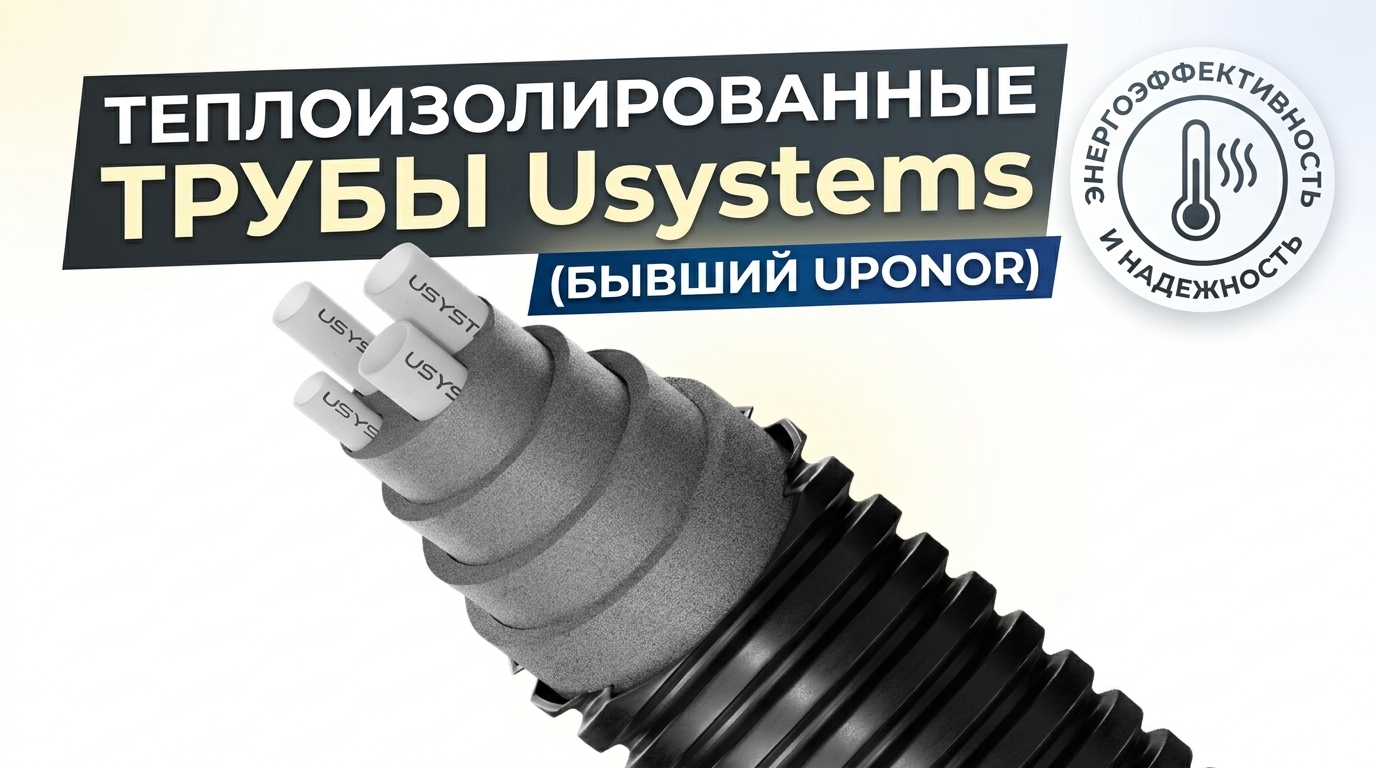 Теплоизолированные трубы Usystems: надежность и энергоэффективность